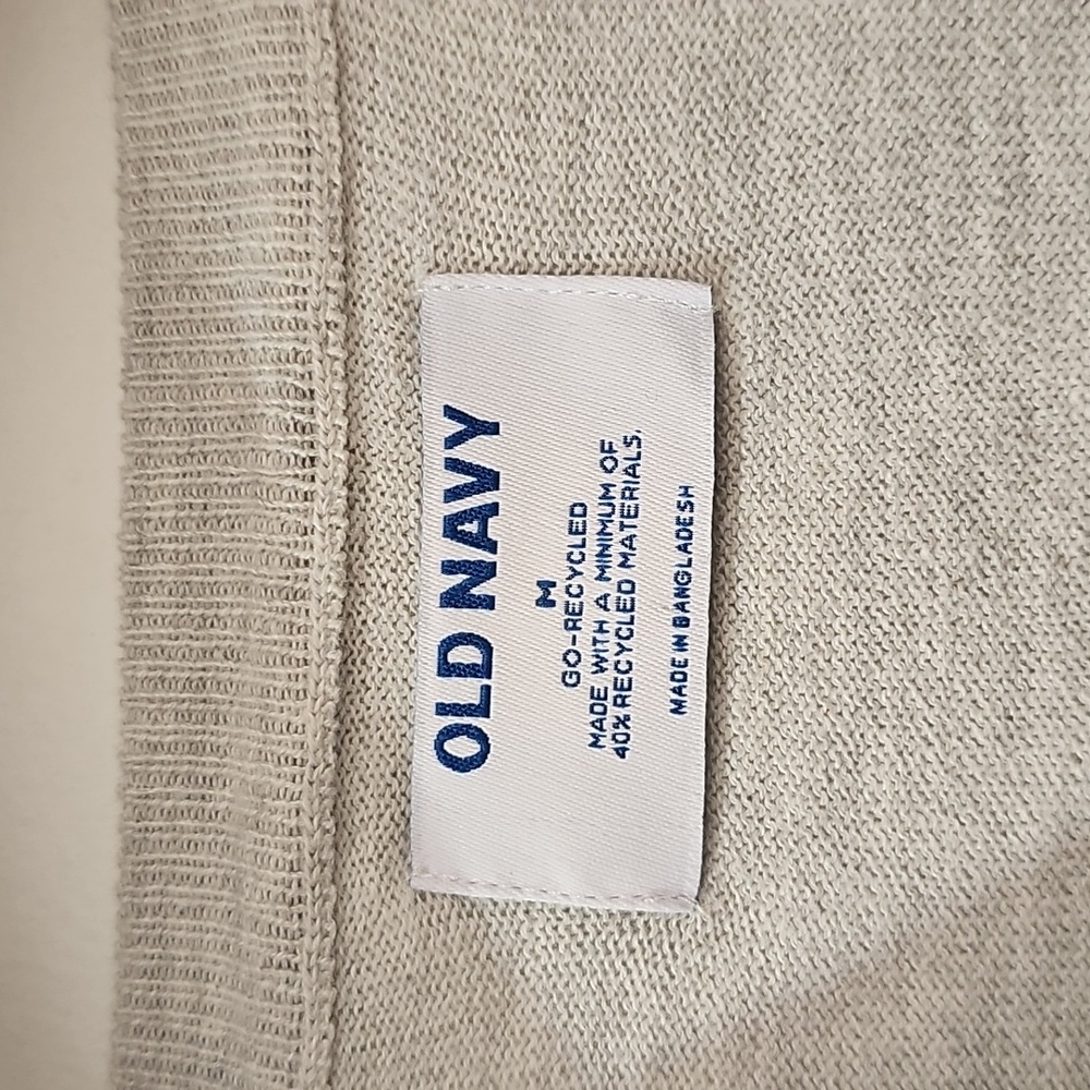 Old Navy Women Heather Gray V-Neck Sweater - Picture 2 of 3